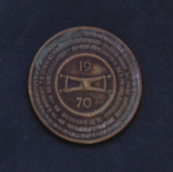 Porsche Calendarcoin 1970 Auto-Union Racingcar Type 22 brass (5216)